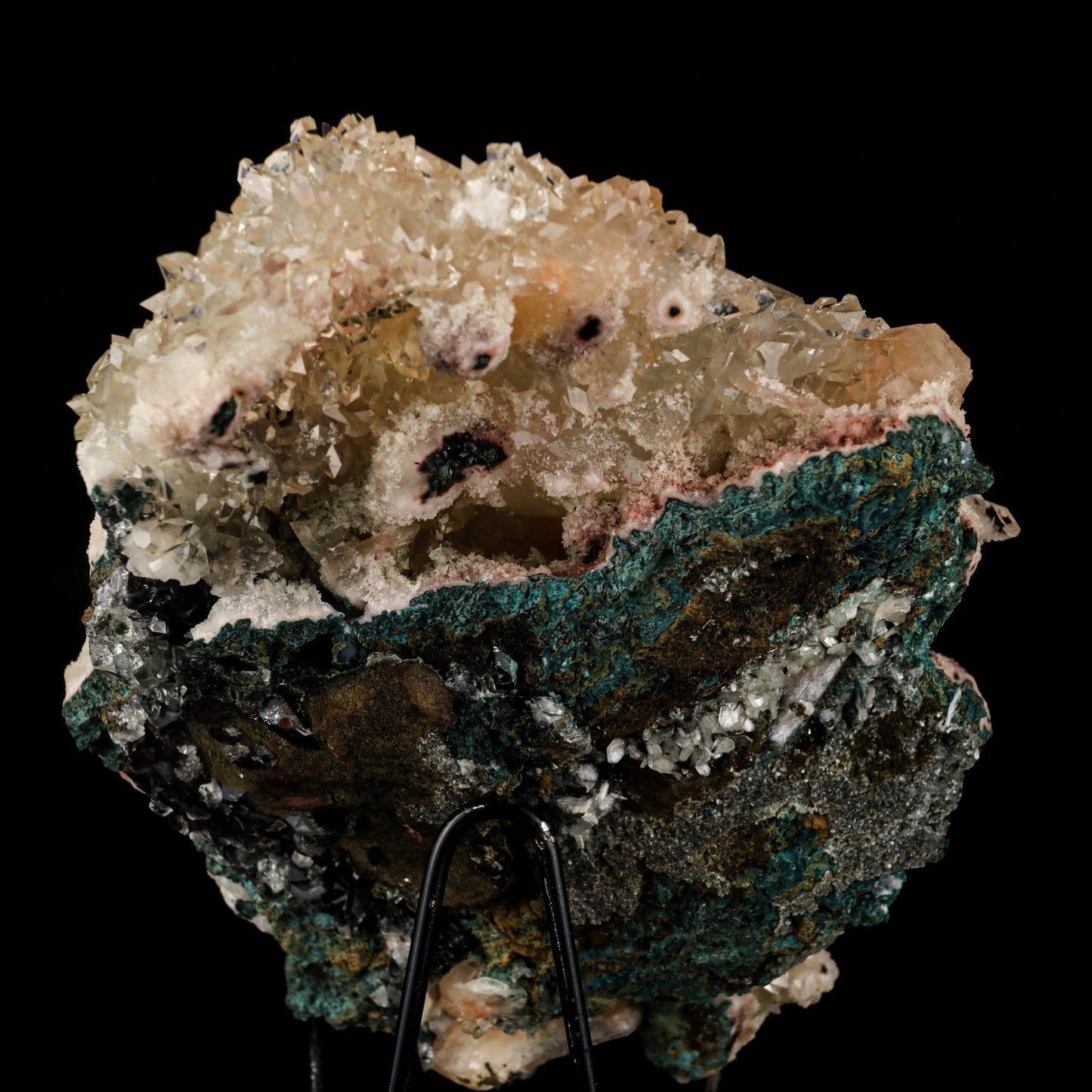 Apophyllite with Stilbite Natural Mineral Specimen # B 6465 Apophyllite Superb Minerals