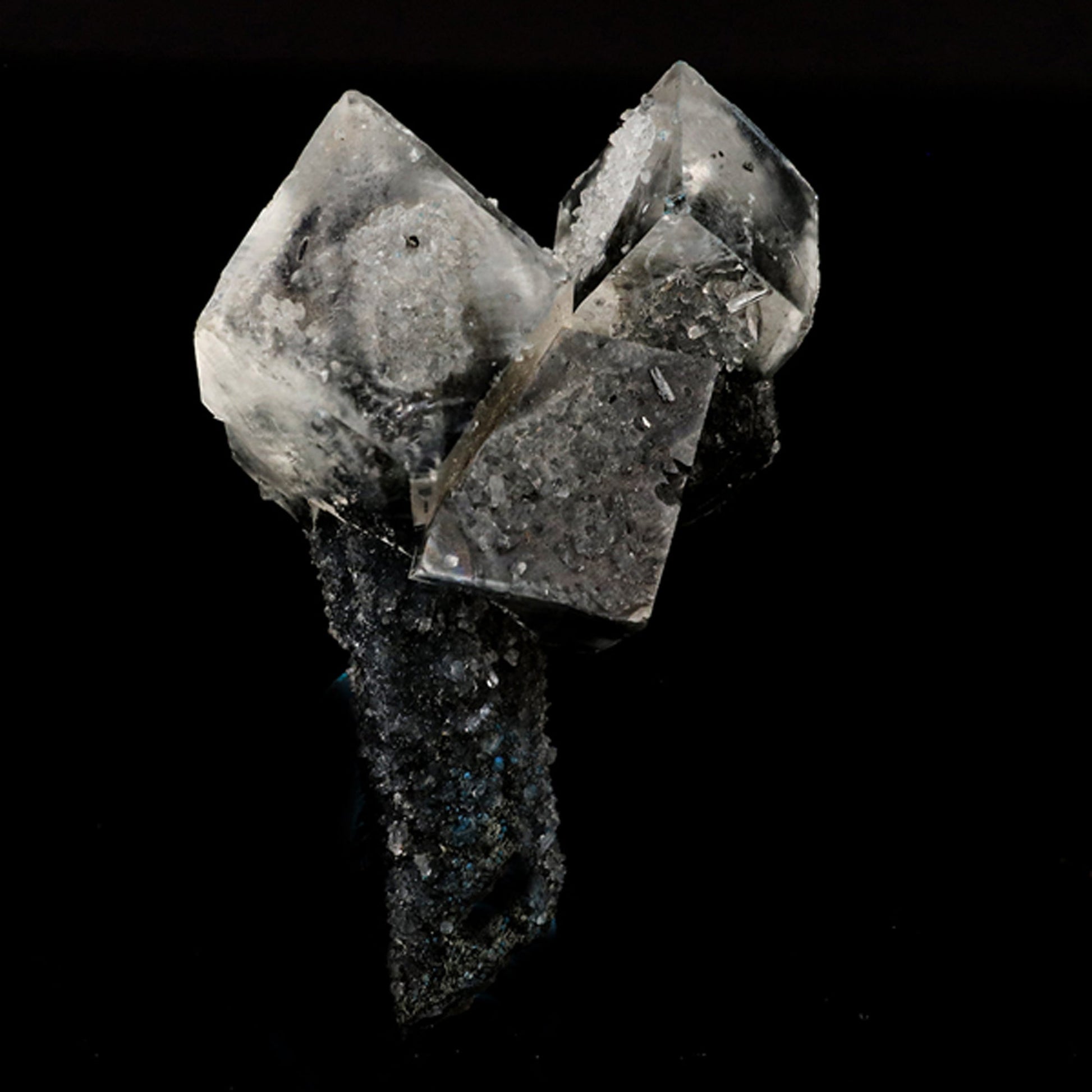Calcite Crystals on Sparkling MM Quartz Stalactite Natural Mineral Specimen # B 6084 Calcite Superb Minerals 
