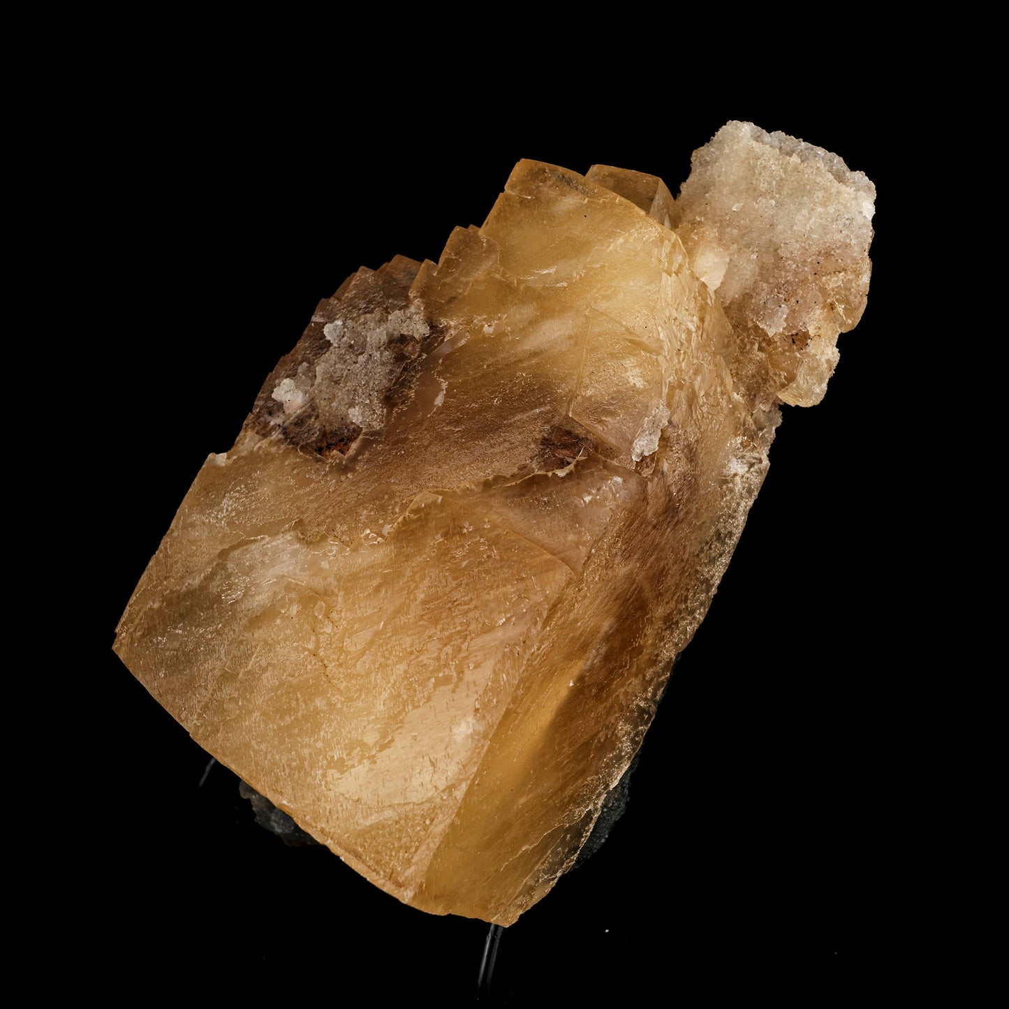 Calcite Cube with Chalcedony Natural Mineral Specimen # B 6317 Calcite Superb Minerals