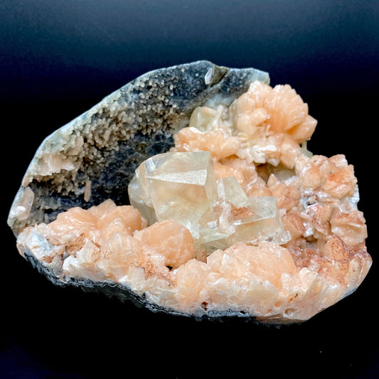 Calcite & Stilbite DK111 Superb Minerals