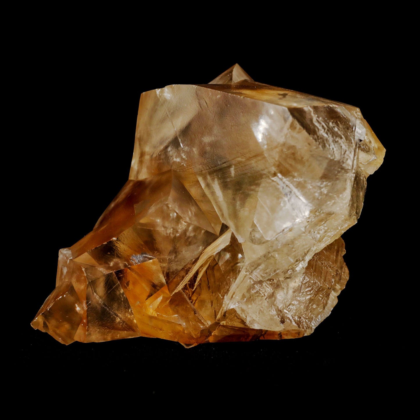 Calcite Terminated Golden Color Natural Mineral Specimen # B 4935 https://www.superbminerals.us/products/calcite-terminated-golden-color-natural-mineral-specimen-b-4935 Features: A Geode encrusted with beautiful, transparent Amethyst Quartz crystals in deep purple. Amethyst's vivid purple is unlike anything else on the market, and this piece is no exception. Aesthetic, with excellent colour and shine, and at a great price. It is in good shape. Primary Mineral(s): Calcite