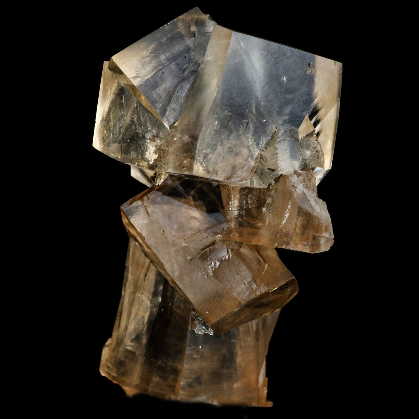 Calcite Terminated Golden Color Natural Mineral Specimen # B 6469 Calcite Superb Minerals