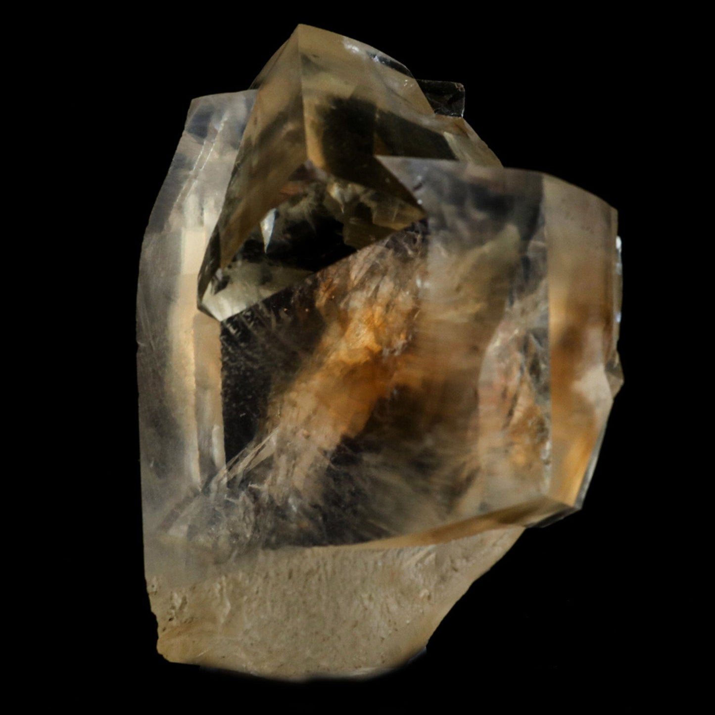 Calcite Terminated Golden Color Natural Mineral Specimen # B 6484 Calcite Superb Minerals