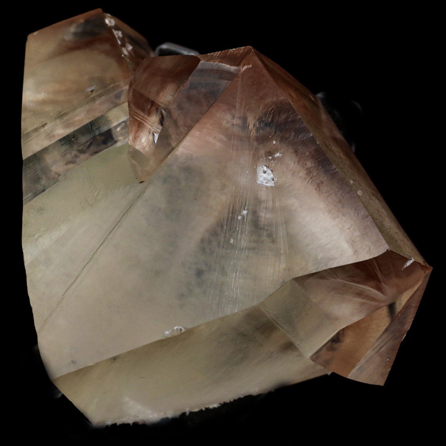 Calcite Terminated Golden Color Natural Mineral Specimen # B 6490 Calcite Superb Minerals
