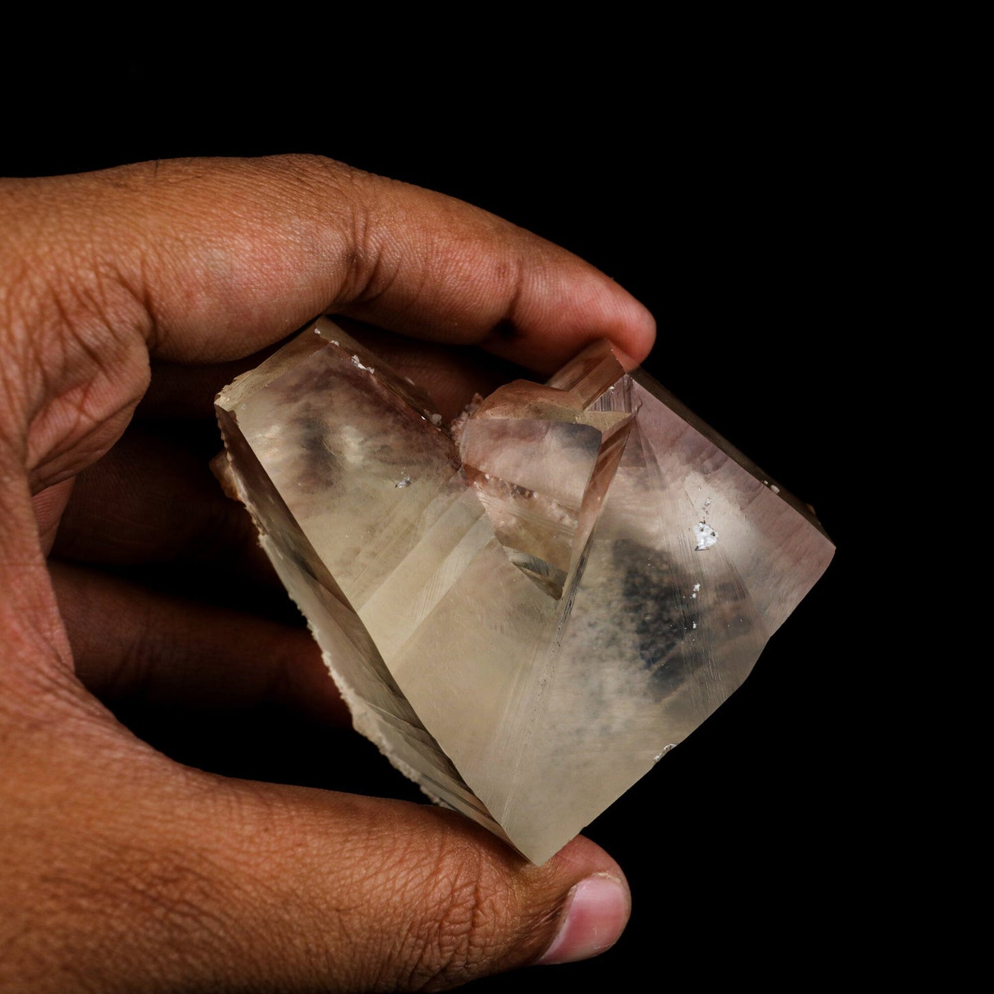Calcite Terminated Golden Color Natural Mineral Specimen # B 6490 Calcite Superb Minerals