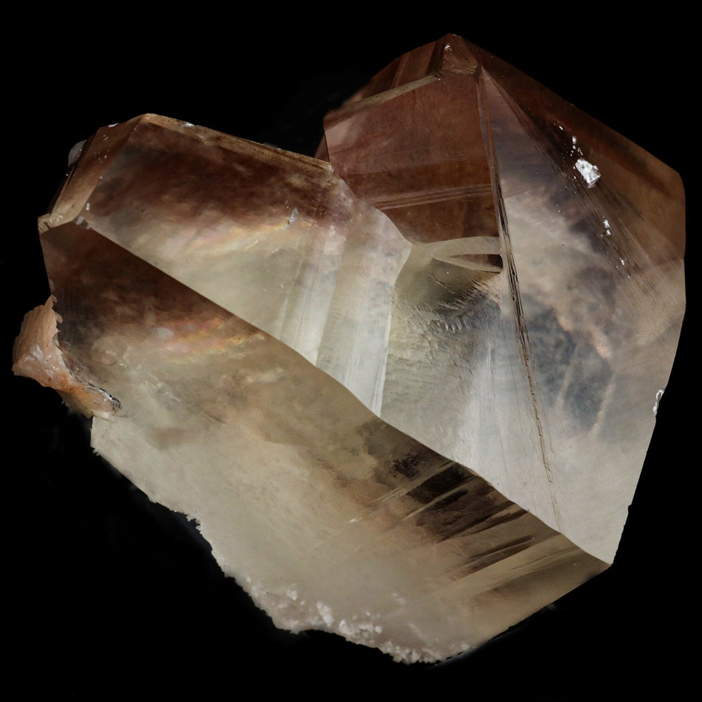 Calcite Terminated Golden Color Natural Mineral Specimen # B 6490 Calcite Superb Minerals