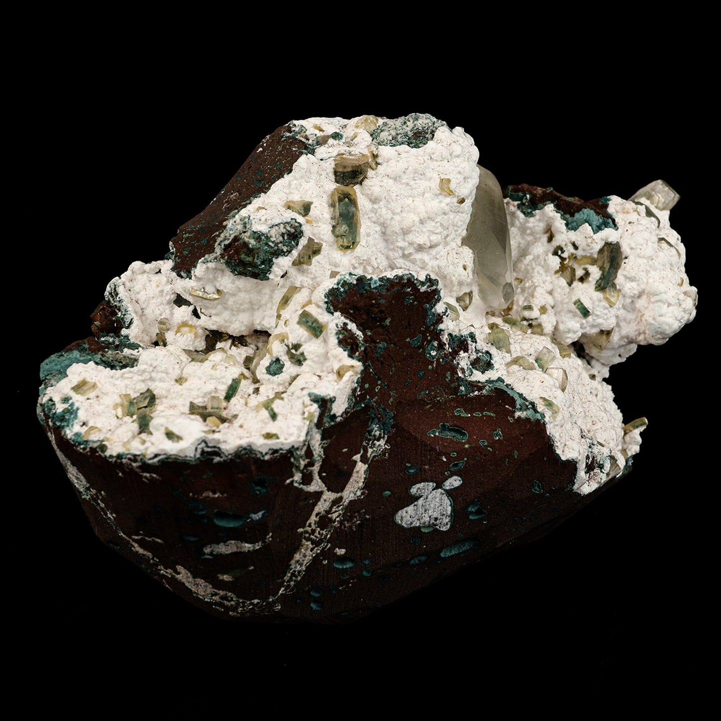 Calcite with Clinoptilolite on Mordenite Natural Mineral Specimen # B 6670 Clinoptilolite Superb Minerals 