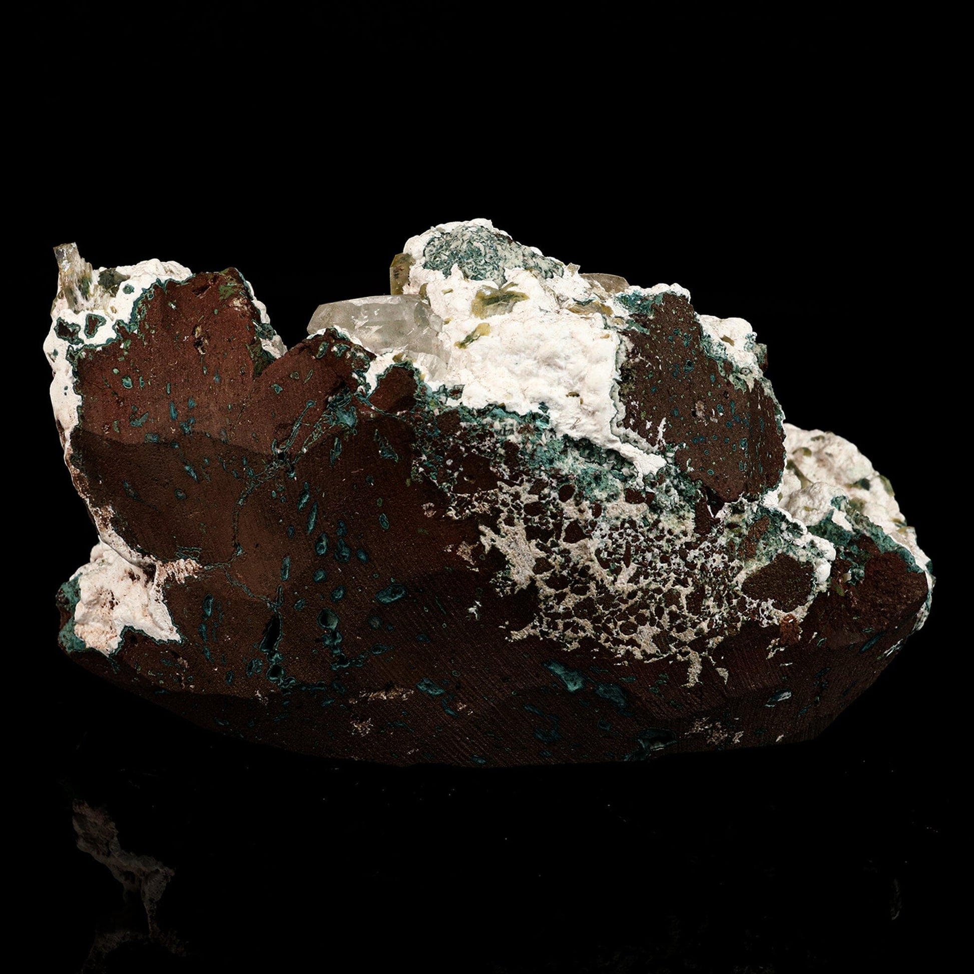Calcite with Clinoptilolite on Mordenite Natural Mineral Specimen # B 6670 Clinoptilolite Superb Minerals 