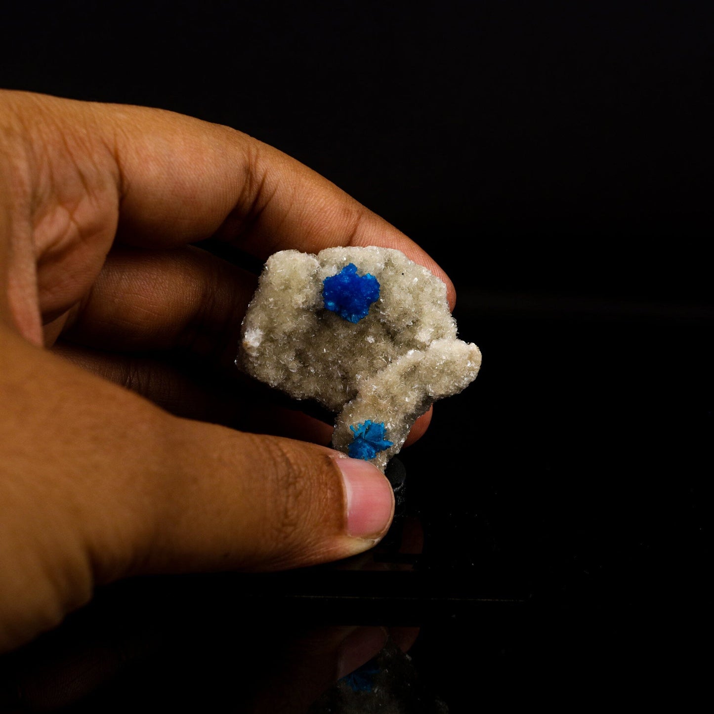Cavansite on Heulandite (Rare Find) Natural Mineral Specimen # B 6715 Cavansite Superb Minerals
