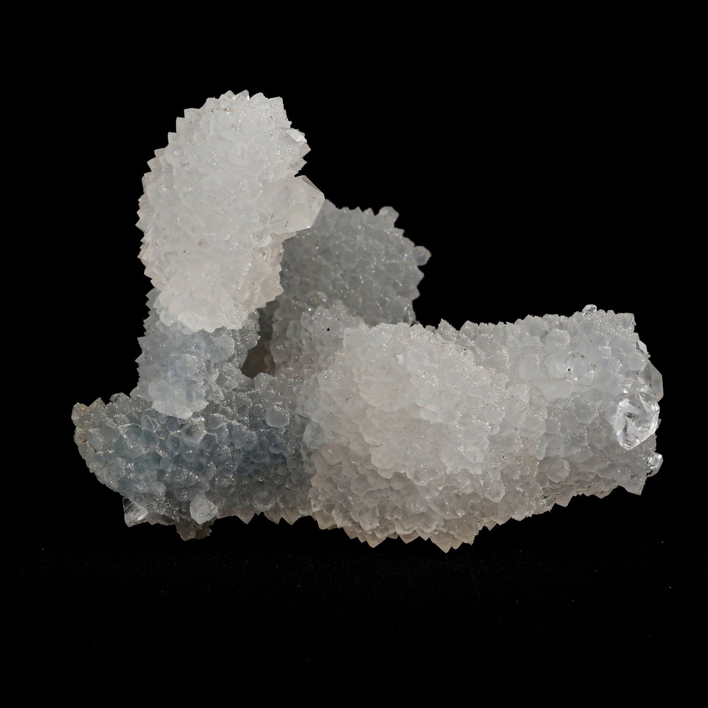 Coated Calcite On MM Quartz Natural Mineral Specimen # B 4998 https://www.superbminerals.us/products/coated-calcite-on-mm-quartz-natural-mineral-specimen-b-4998 Features: Scepter-shaped formation (wider cap on the end of a narrower stem) of translucent colorless calcite crystals coated on the stem with colorless quartz crystals. The calcite crystals are coated on termination. A very aesthetic piece In excellent condition.Primary Mineral(s): Coated Calcite