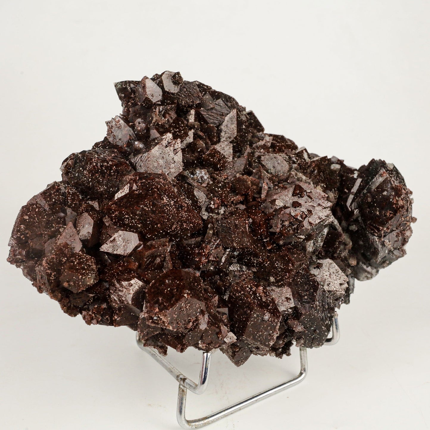 Dark Chocolate Marshy Apophyllite Free Standing dual Side Natural Mineral Specimen # B 6446 Marshy Apophyllite Superb Minerals