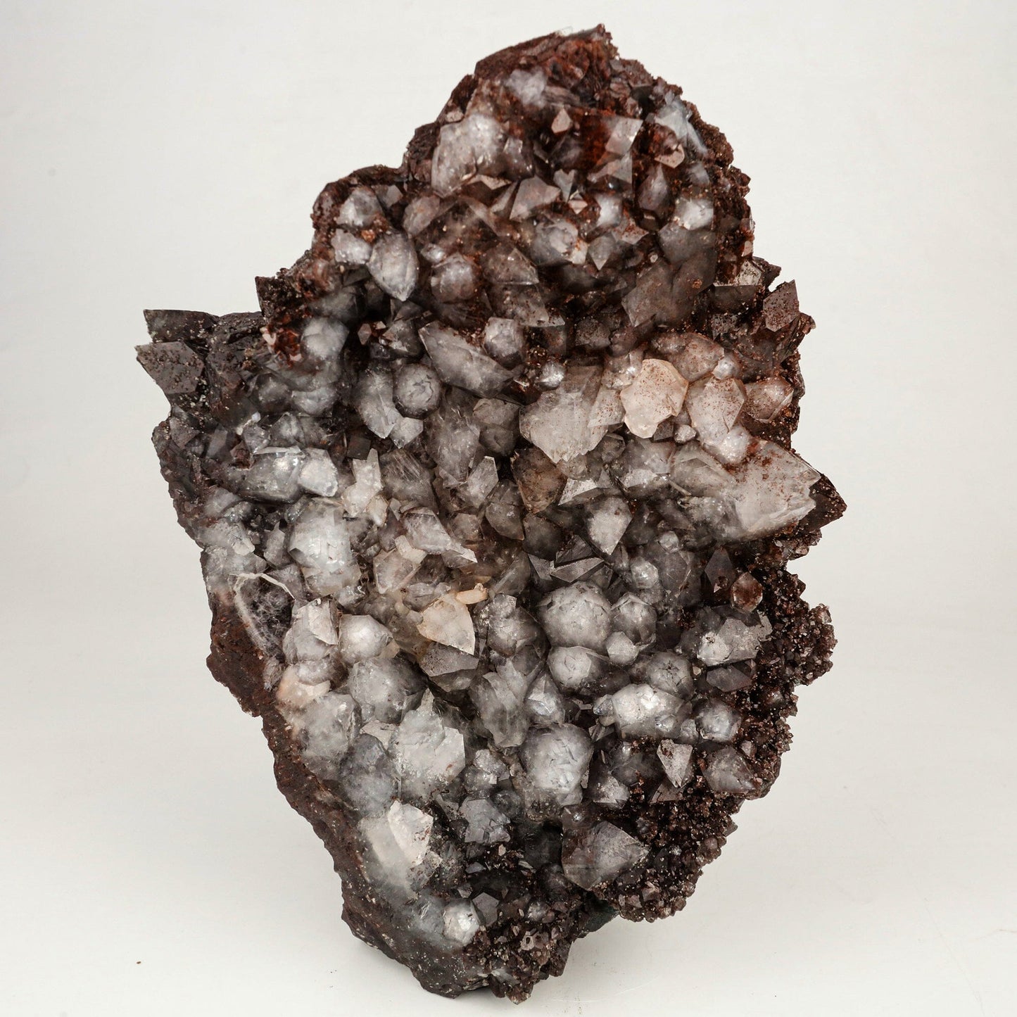 Dark Chocolate Marshy Apophyllite Free Standing dual Side Natural Mineral Specimen # B 6446 Marshy Apophyllite Superb Minerals