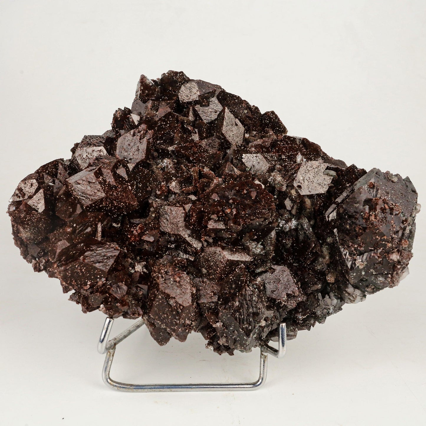 Dark Chocolate Marshy Apophyllite Free Standing dual Side Natural Mineral Specimen # B 6446 Marshy Apophyllite Superb Minerals