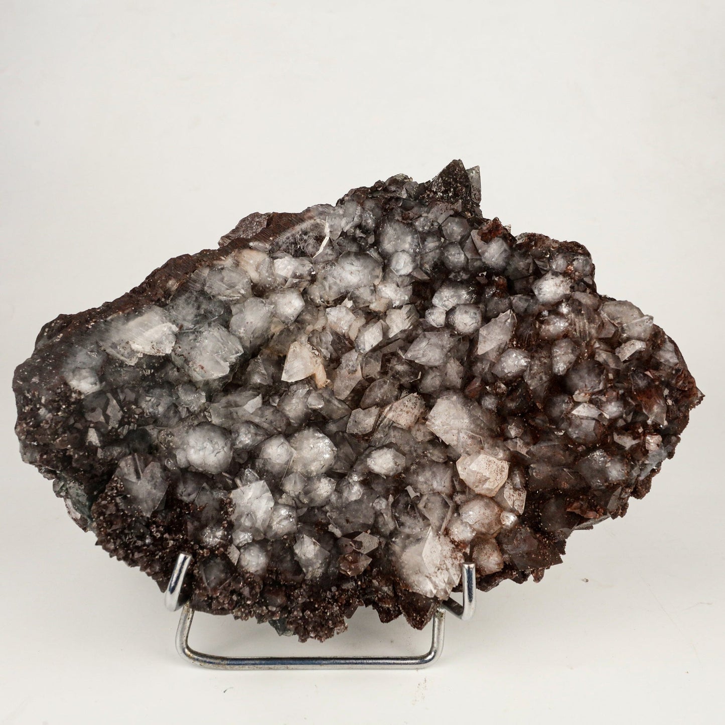 Dark Chocolate Marshy Apophyllite Free Standing dual Side Natural Mineral Specimen # B 6446 Marshy Apophyllite Superb Minerals