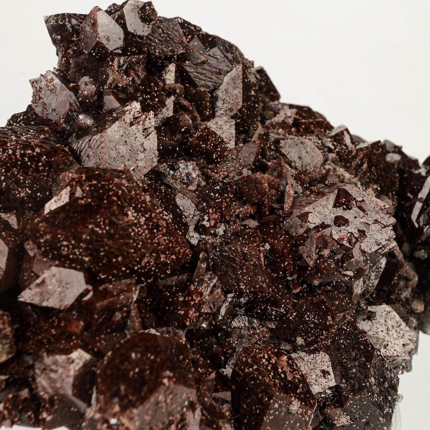 Dark Chocolate Marshy Apophyllite Free Standing dual Side Natural Mineral Specimen # B 6446 Marshy Apophyllite Superb Minerals
