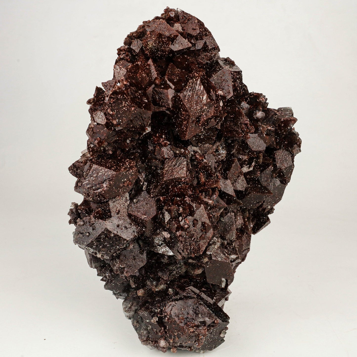 Dark Chocolate Marshy Apophyllite Free Standing dual Side Natural Mineral Specimen # B 6446 Marshy Apophyllite Superb Minerals