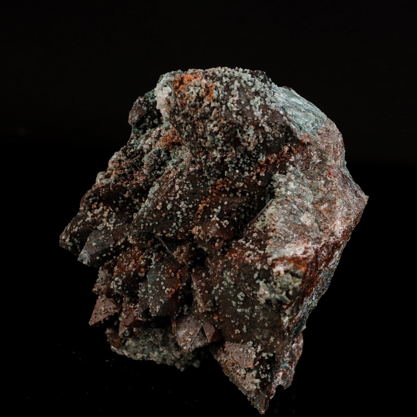 Dark Chocolate Marshy Apophyllite Natural Mineral Specimen # B 6564 Marshy Apophyllite Superb Minerals