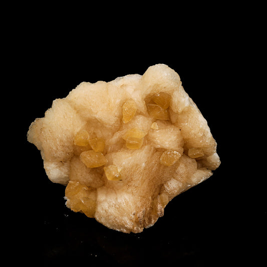 Fluorescent Calcite on Stilbite Free Standing Natural Mineral Specimen # B 6394 Calcite Superb Minerals 