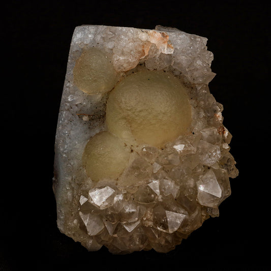 Fluorite Ball Inside MM Quartz Natural Mineral Specimen # B 5310  https://www.superbminerals.us/products/fluorite-ball-inside-mm-quartz-natural-mineral-specimen-b-5310  Features: These golden botryoidal fluorites are unique and extremely attractive. This specimen features a a very gemmy, good sized, rich golden color, fluorite "sphere" on gemmy, colorless, stubby quartz crystal matrix. Primary Mineral(s): Fluorite Secondary Mineral(s): MM QuartzMatrix: N/A 3.5