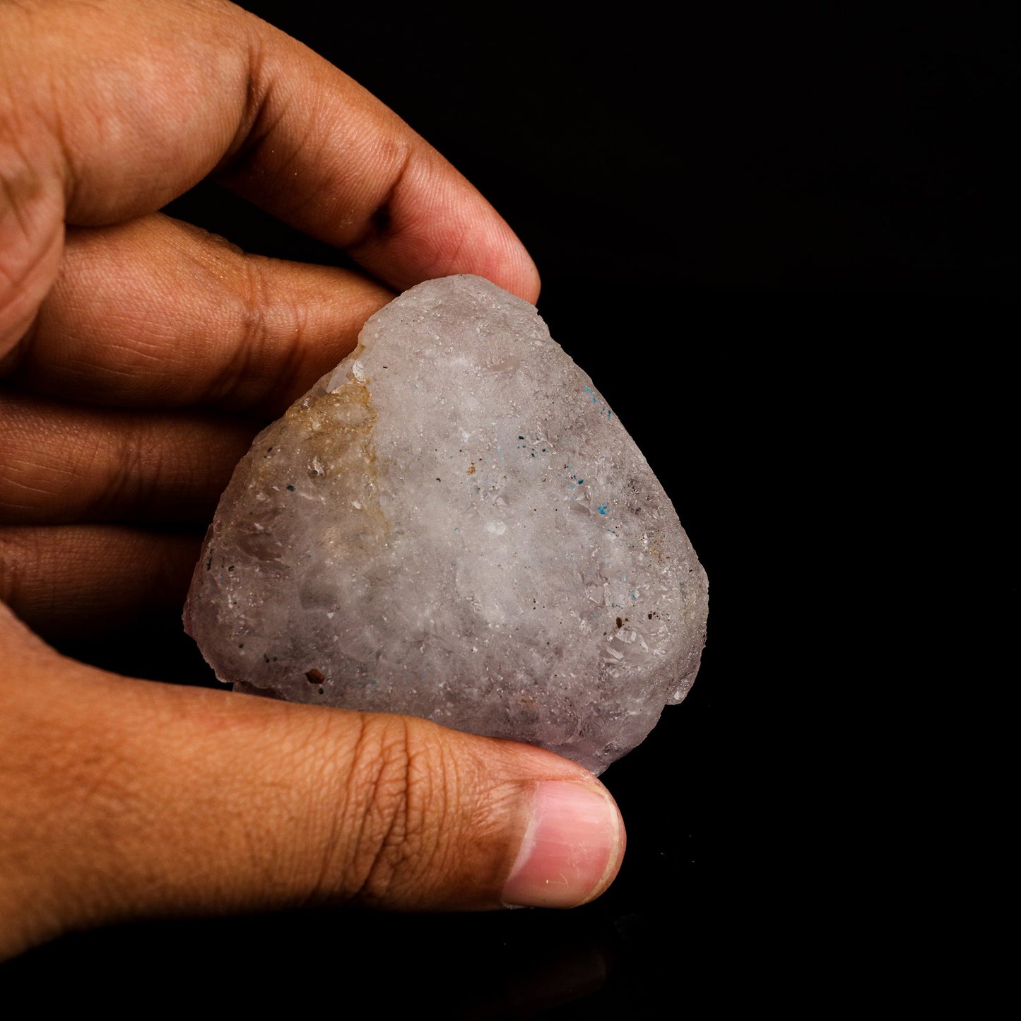 Fluorite ball on Amethyst Natural Mineral Specimen # B 6189 Fluorite Superb Minerals