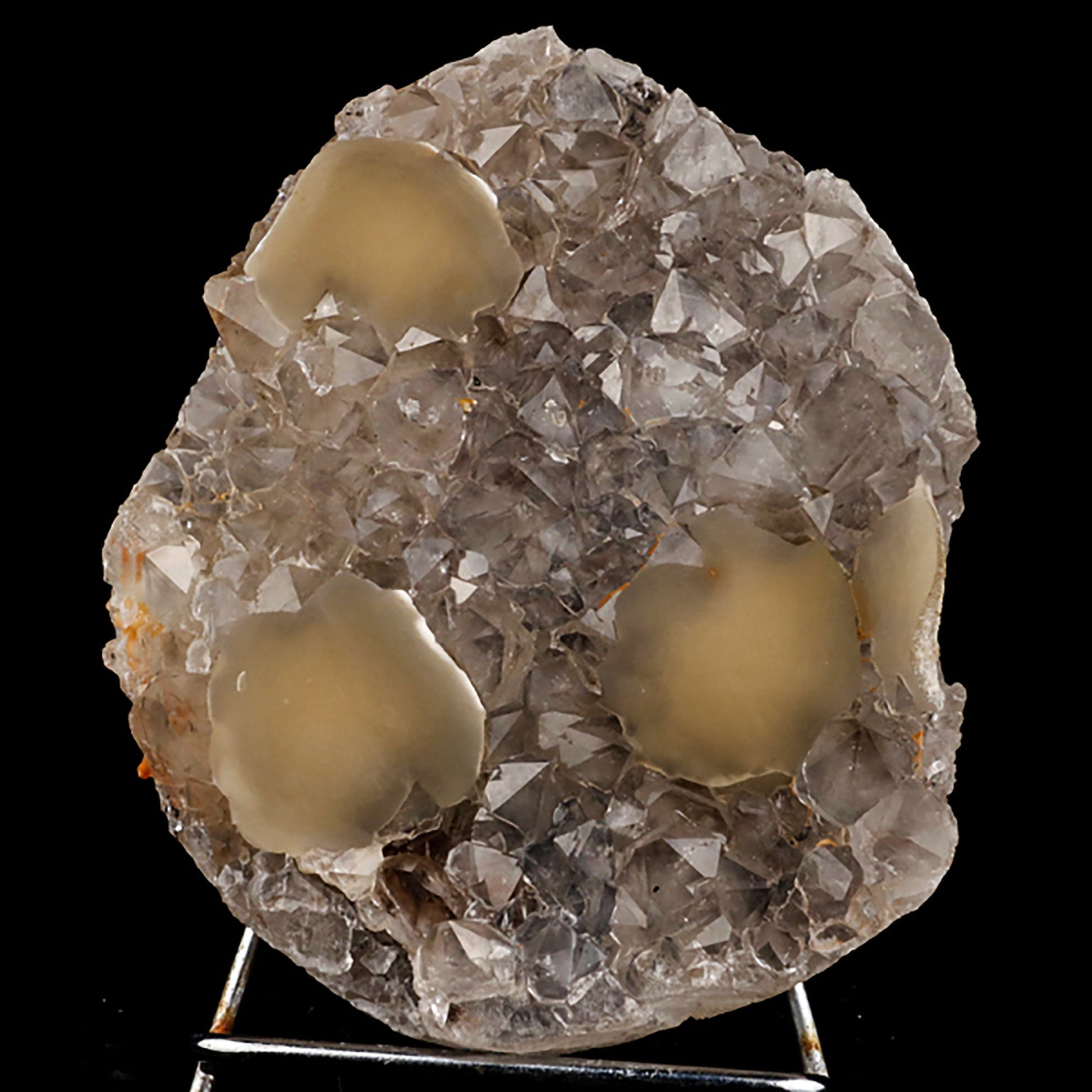 Fluorite balls on MM Quartz Natural Mineral Specimen # B 5406 fluorite Superb Minerals