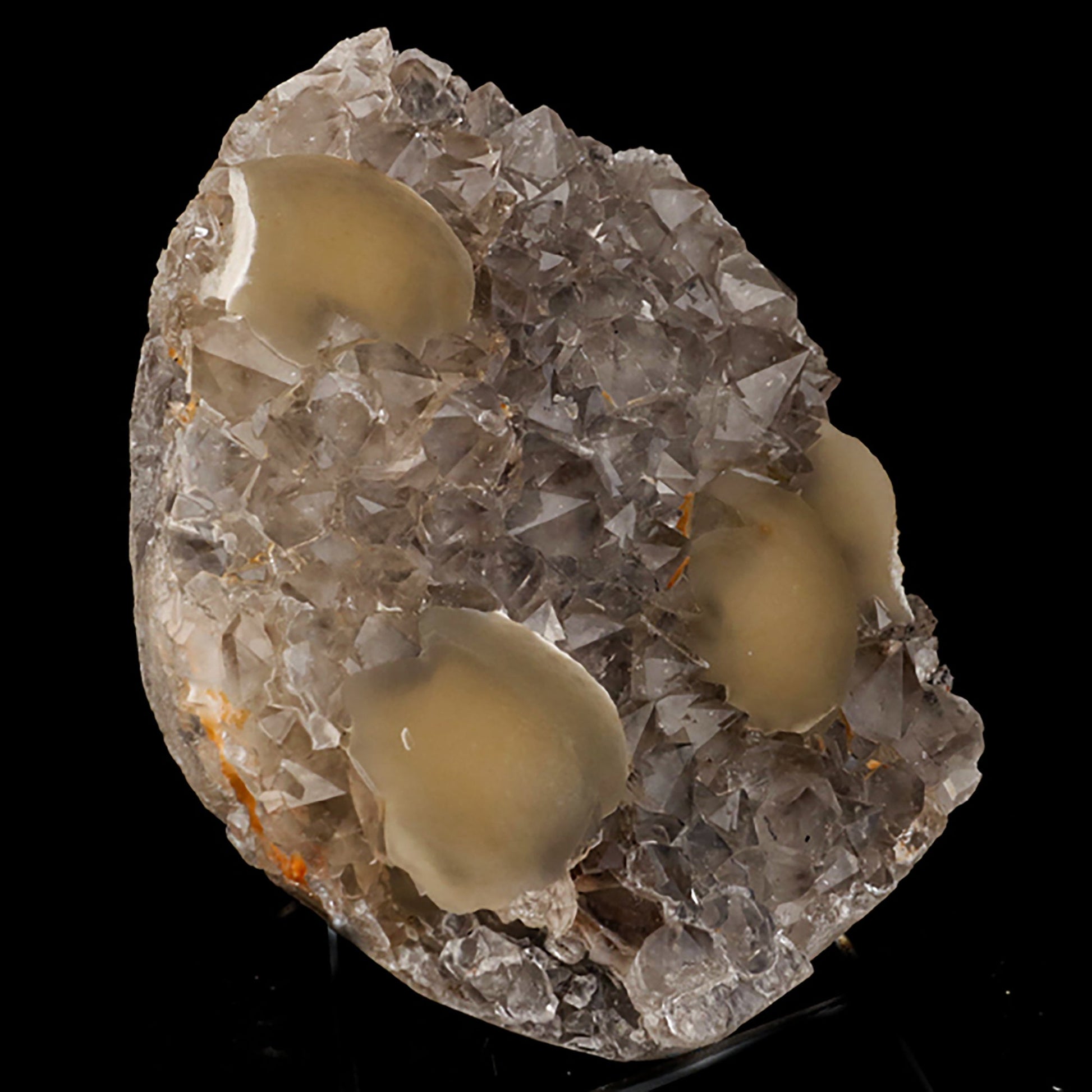 Fluorite balls on MM Quartz Natural Mineral Specimen # B 5406 fluorite Superb Minerals