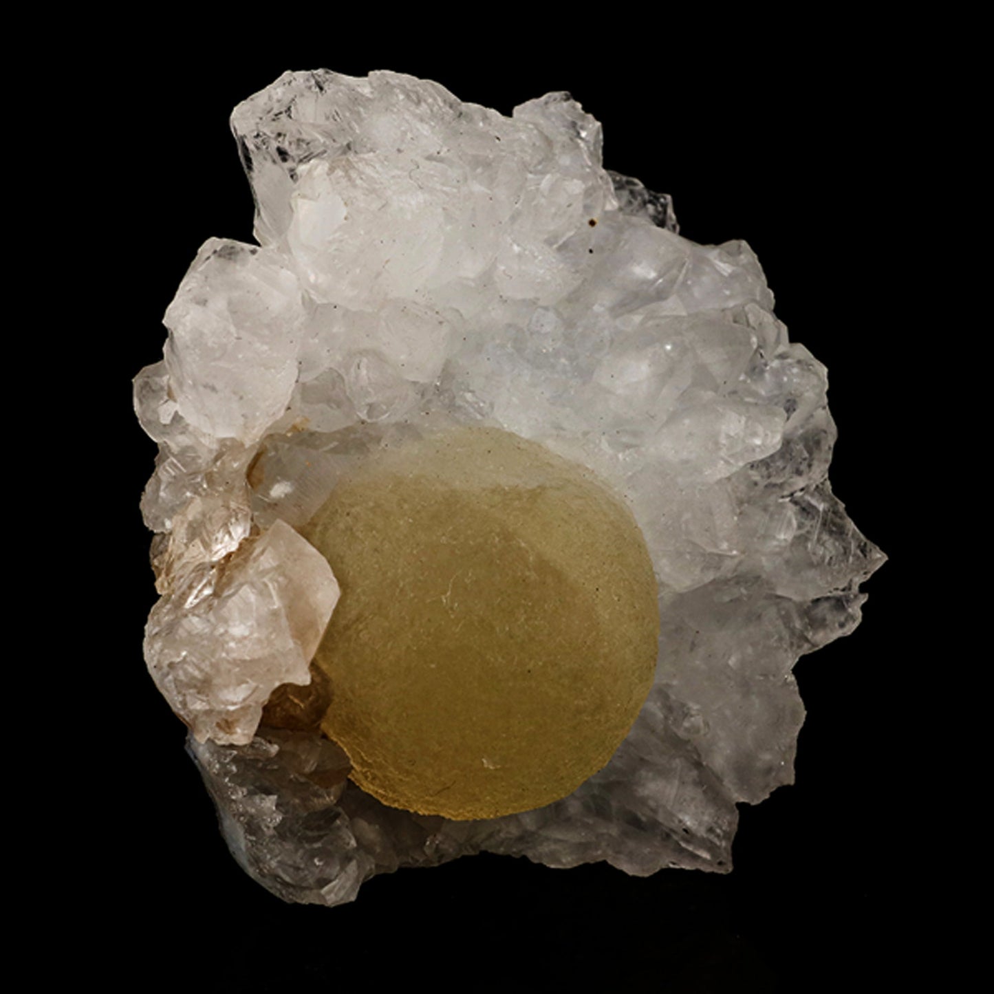 Fluorite balls on MM Quartz Natural Mineral Specimen # B 5943 Thomsonite Superb Minerals