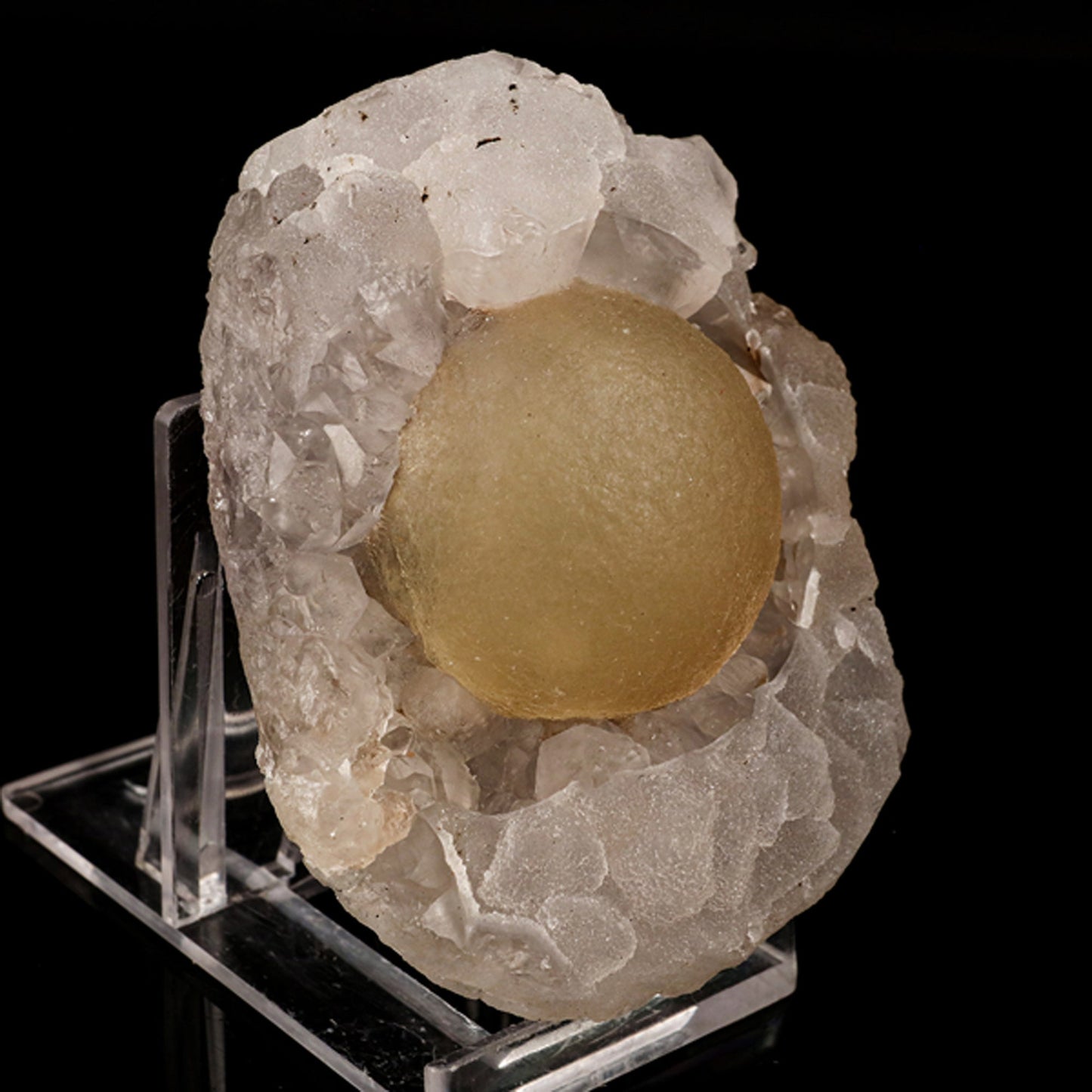 Fluorite Huge balls on MM Quartz Natural Mineral Specimen # B 5956 Fluorite Superb Minerals