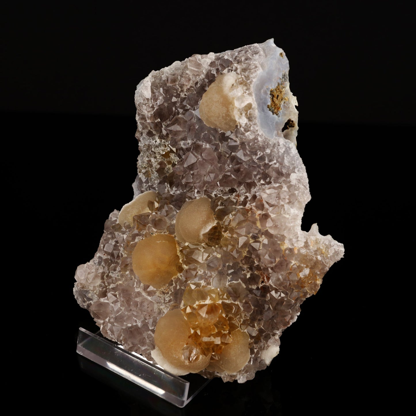 Fluorite on Amethyst Natural Mineral Specimen # B 5606 Fluorite Superb Minerals 