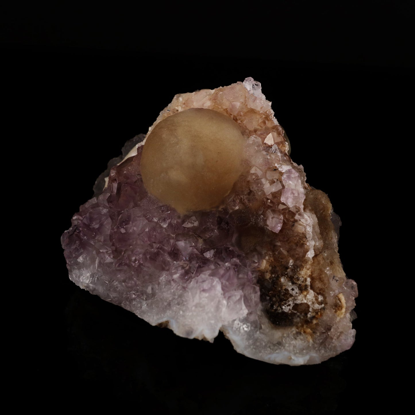 Fluorite on Amethyst Natural Mineral Specimen # B 5637 Fluorite Superb Minerals