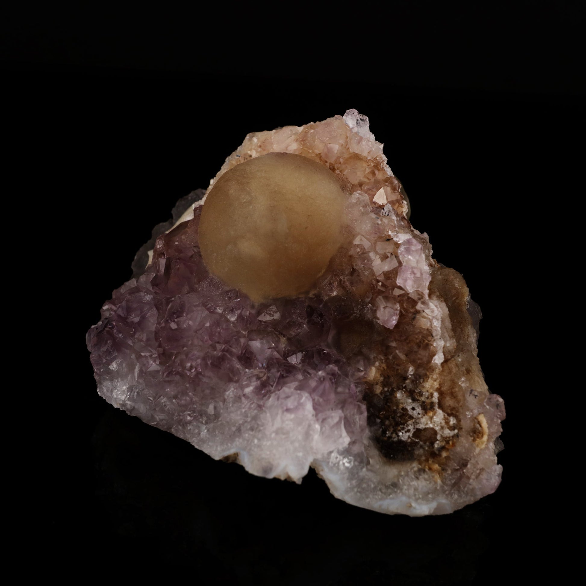 Fluorite on Amethyst Natural Mineral Specimen # B 5637 Fluorite Superb Minerals