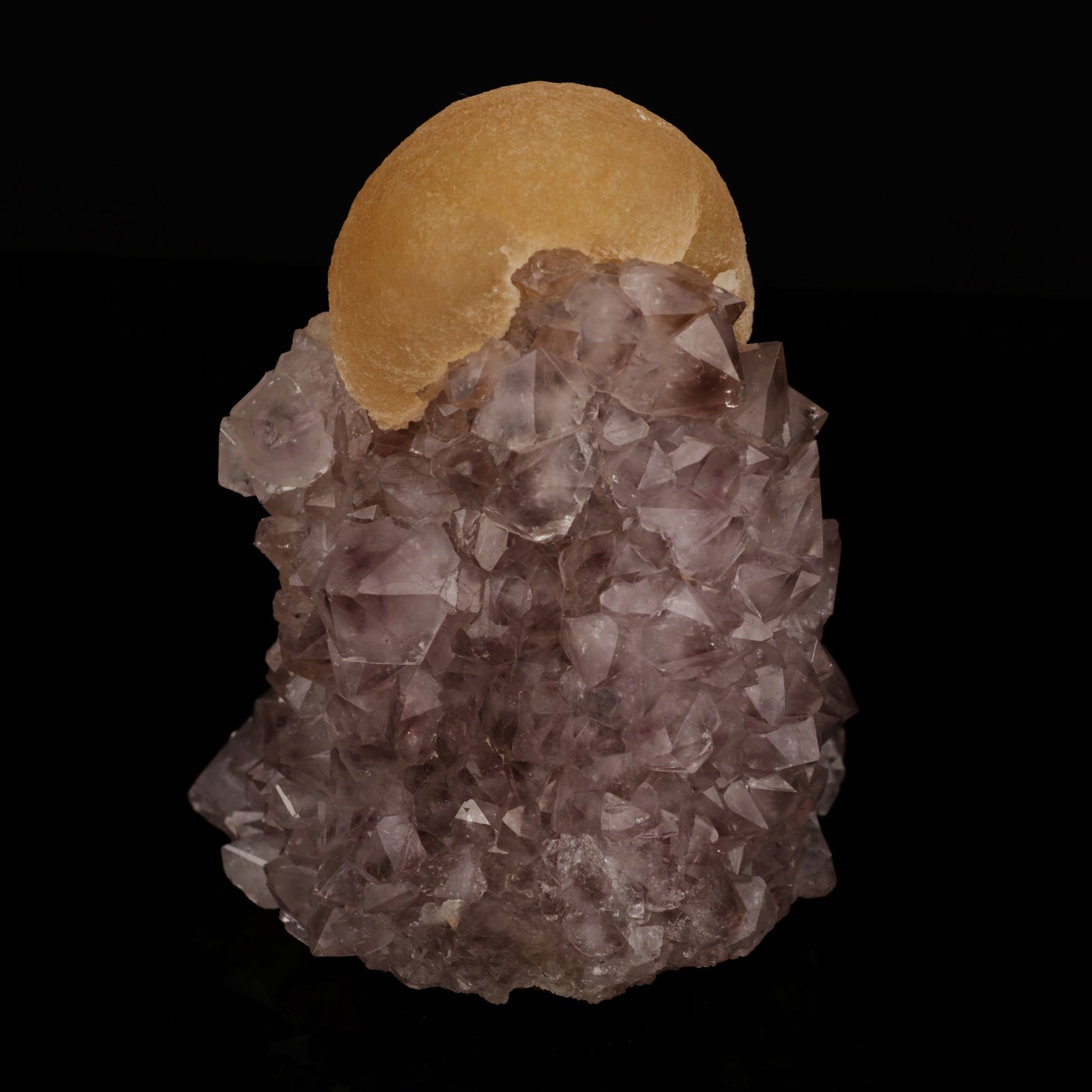Fluorite on Amethyst Natural Mineral Specimen # B 5639 Amethyst Superb Minerals
