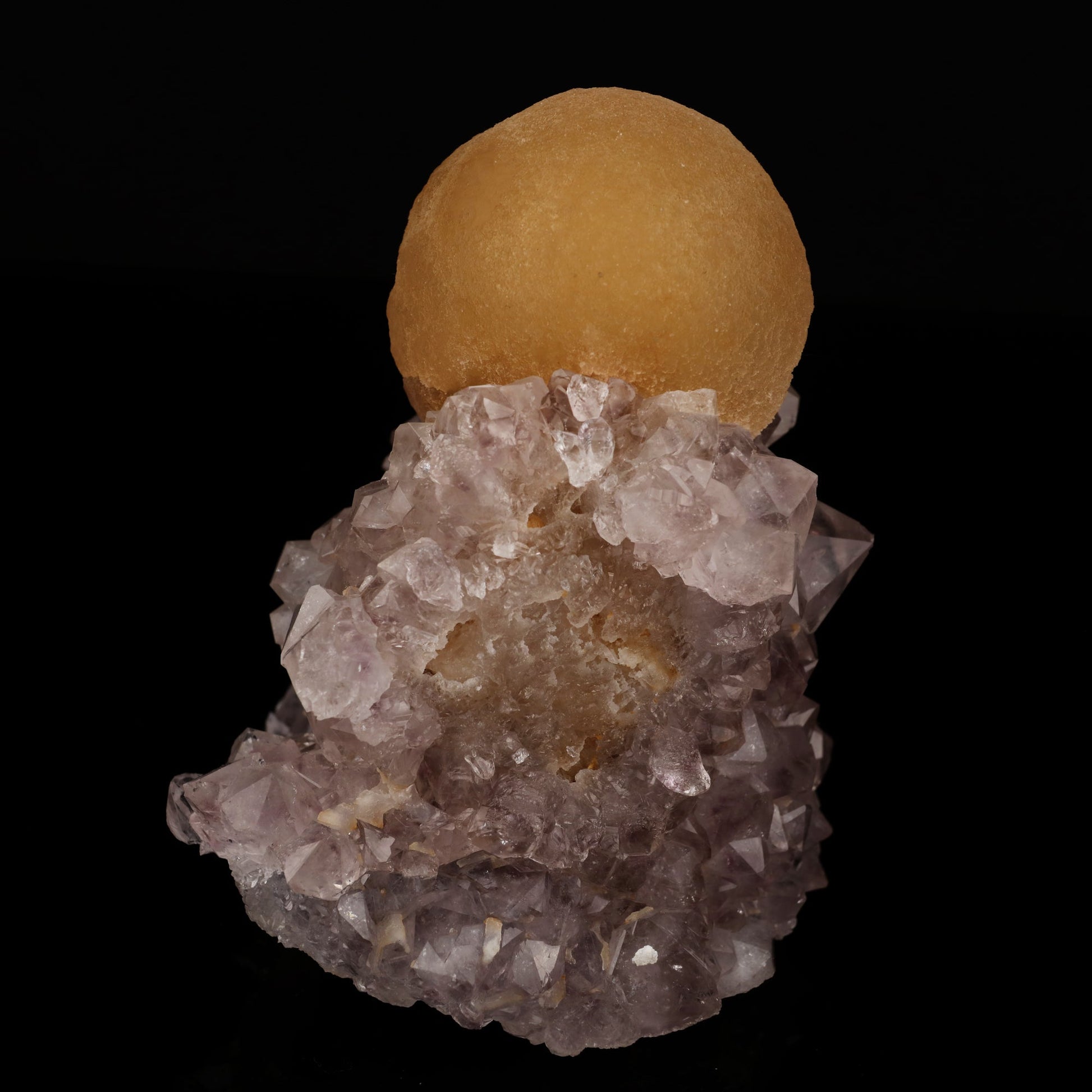 Fluorite on Amethyst Natural Mineral Specimen # B 5639 Amethyst Superb Minerals