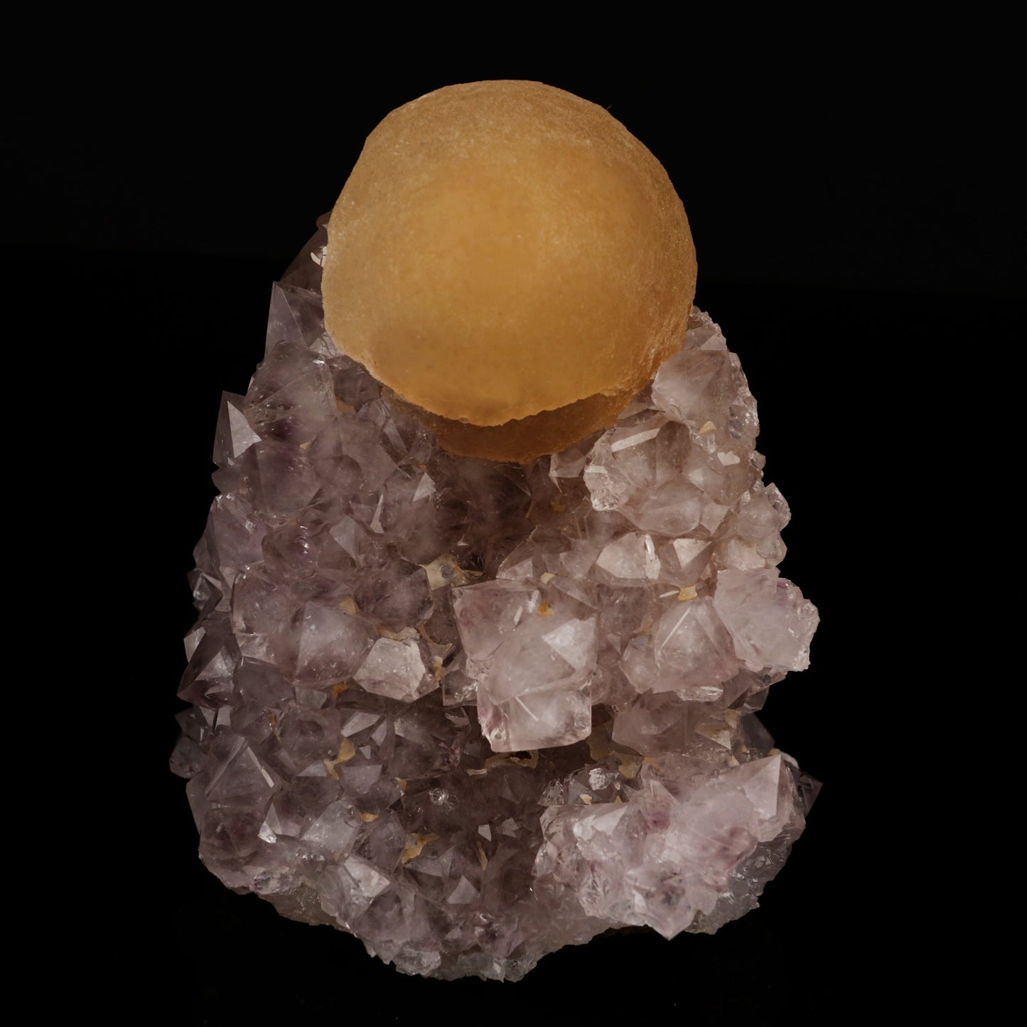 Fluorite on Amethyst Natural Mineral Specimen # B 5639 Amethyst Superb Minerals