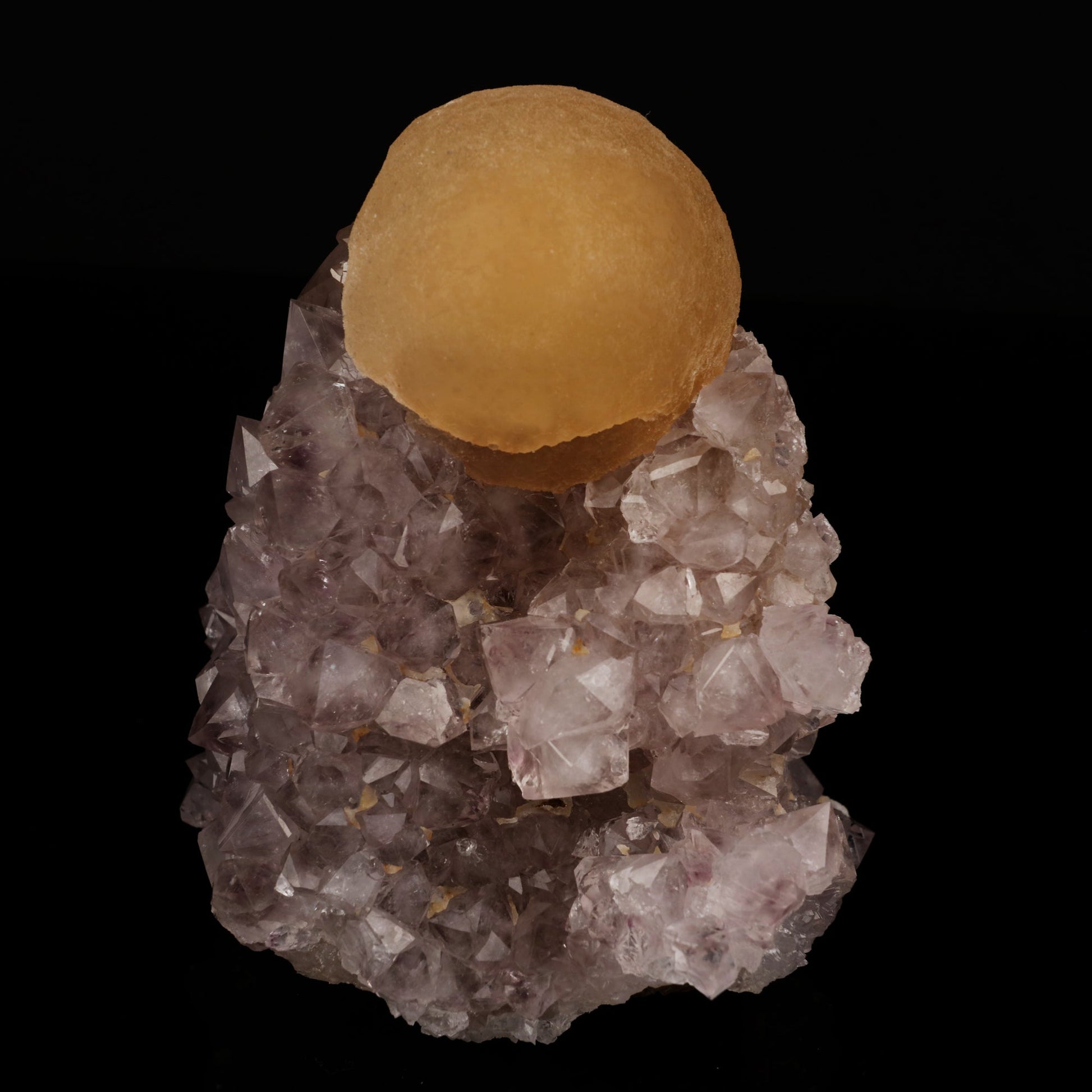 Fluorite on Amethyst Natural Mineral Specimen # B 5639 Amethyst Superb Minerals