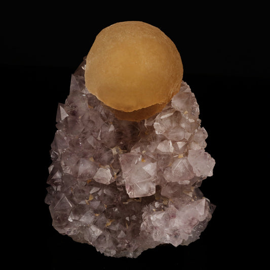 Fluorite on Amethyst Natural Mineral Specimen # B 5639 Amethyst Superb Minerals