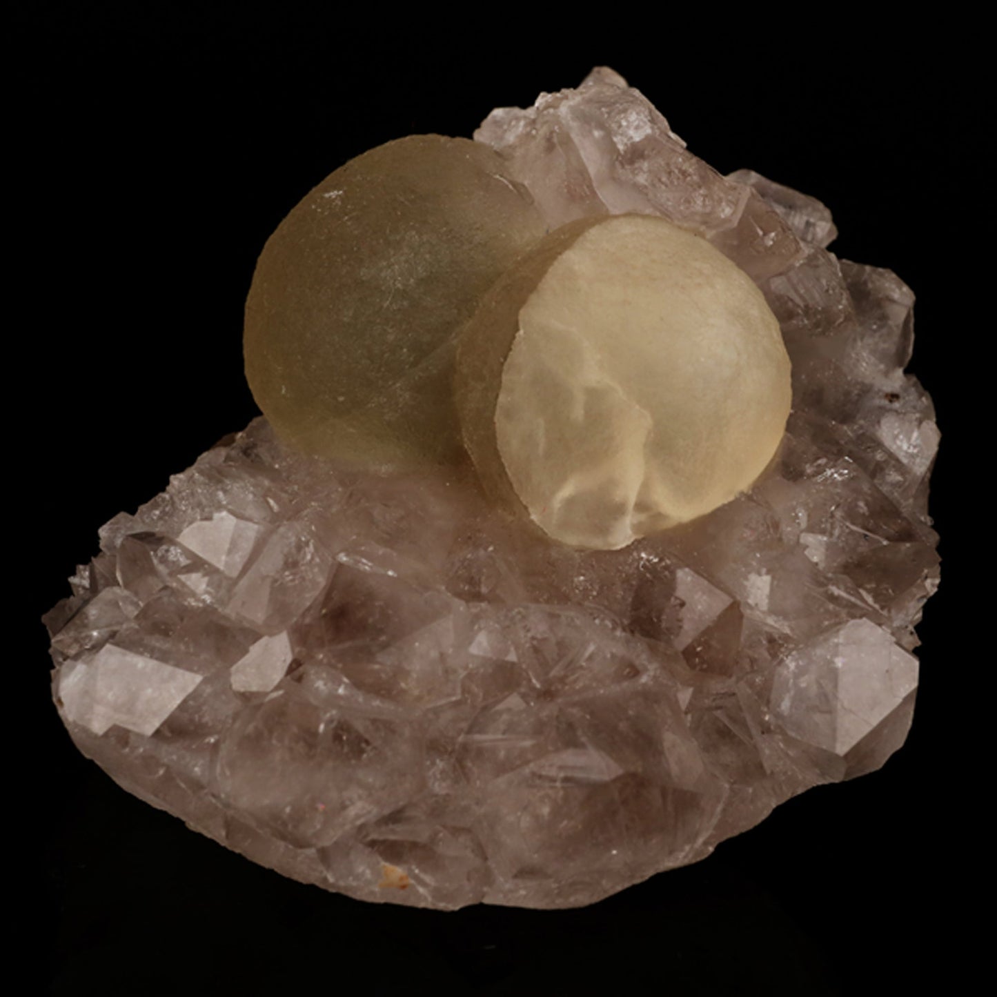 Fluorite on Amethyst Natural Mineral Specimen # B 5645 Fluorite Superb Minerals 