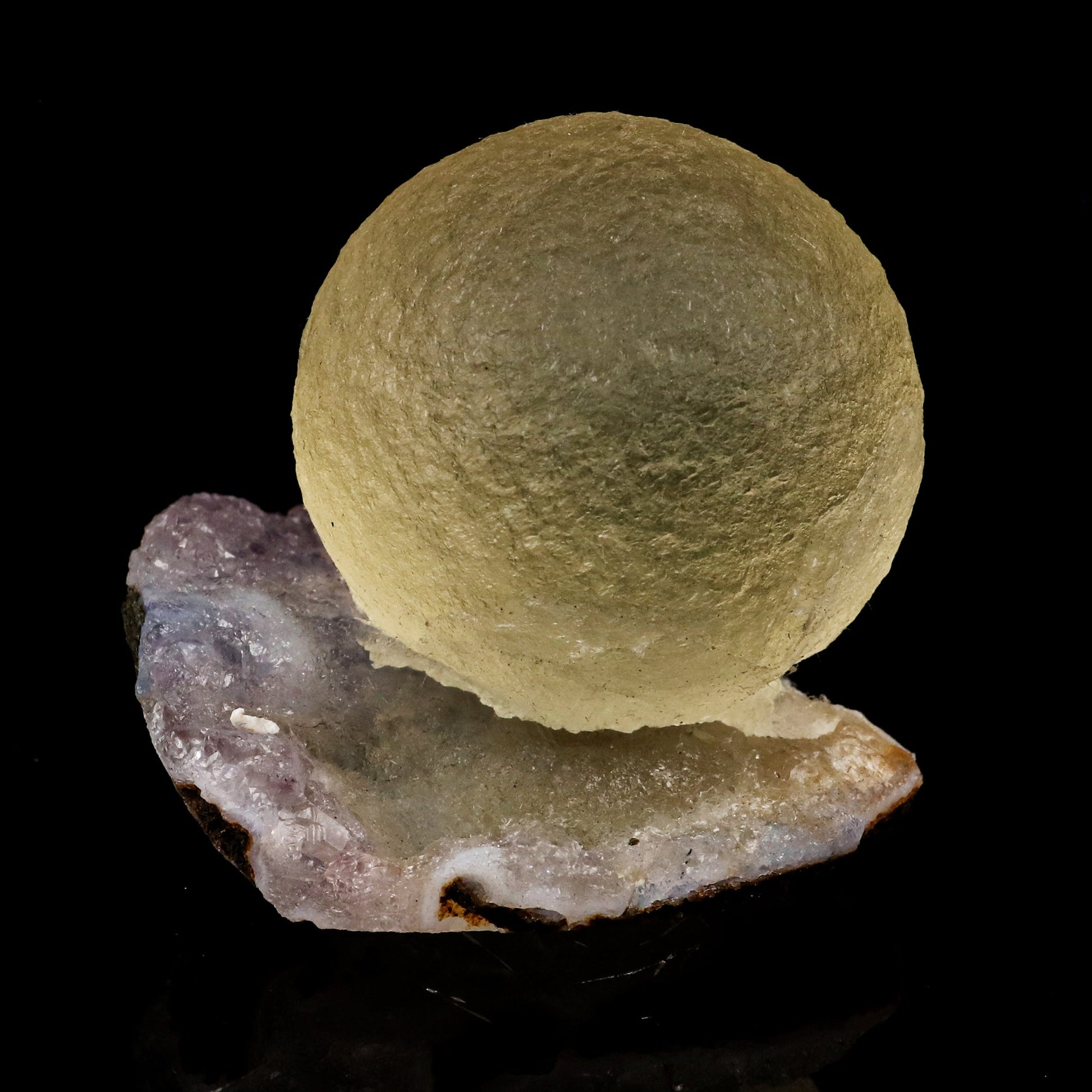 Fluorite on Amethyst Natural Mineral Specimen # B 5724 Fluorite Superb Minerals