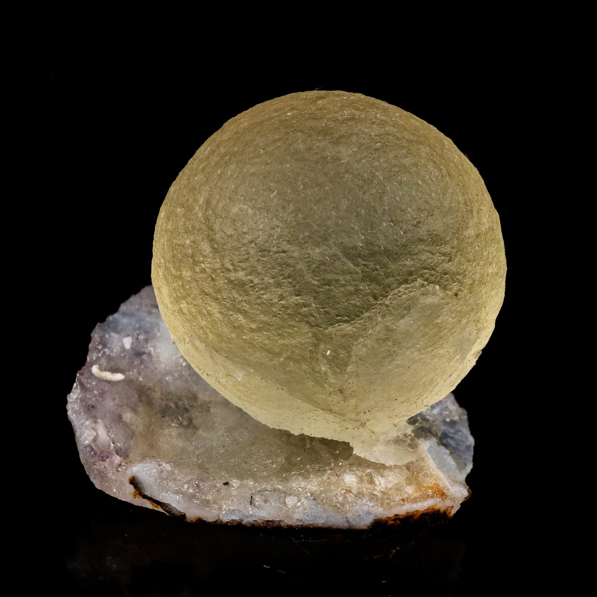 Fluorite on Amethyst Natural Mineral Specimen # B 5724 Fluorite Superb Minerals