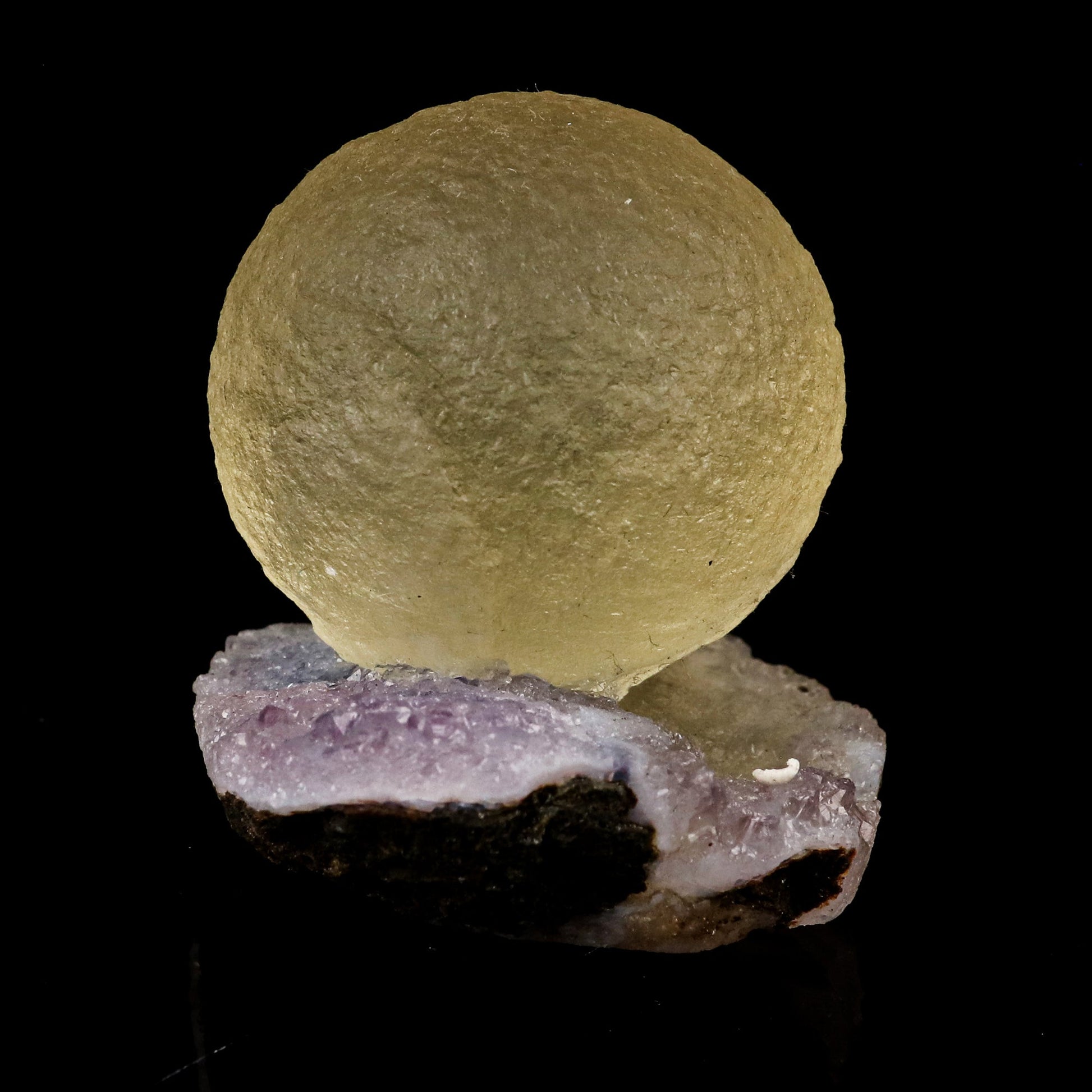 Fluorite on Amethyst Natural Mineral Specimen # B 5724 Fluorite Superb Minerals