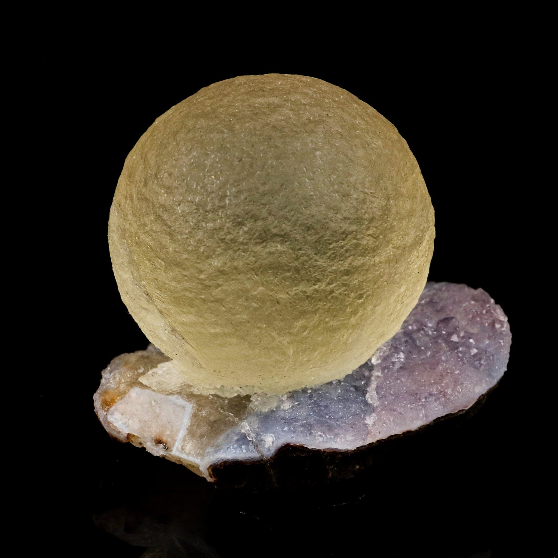 Fluorite on Amethyst Natural Mineral Specimen # B 5724 Fluorite Superb Minerals