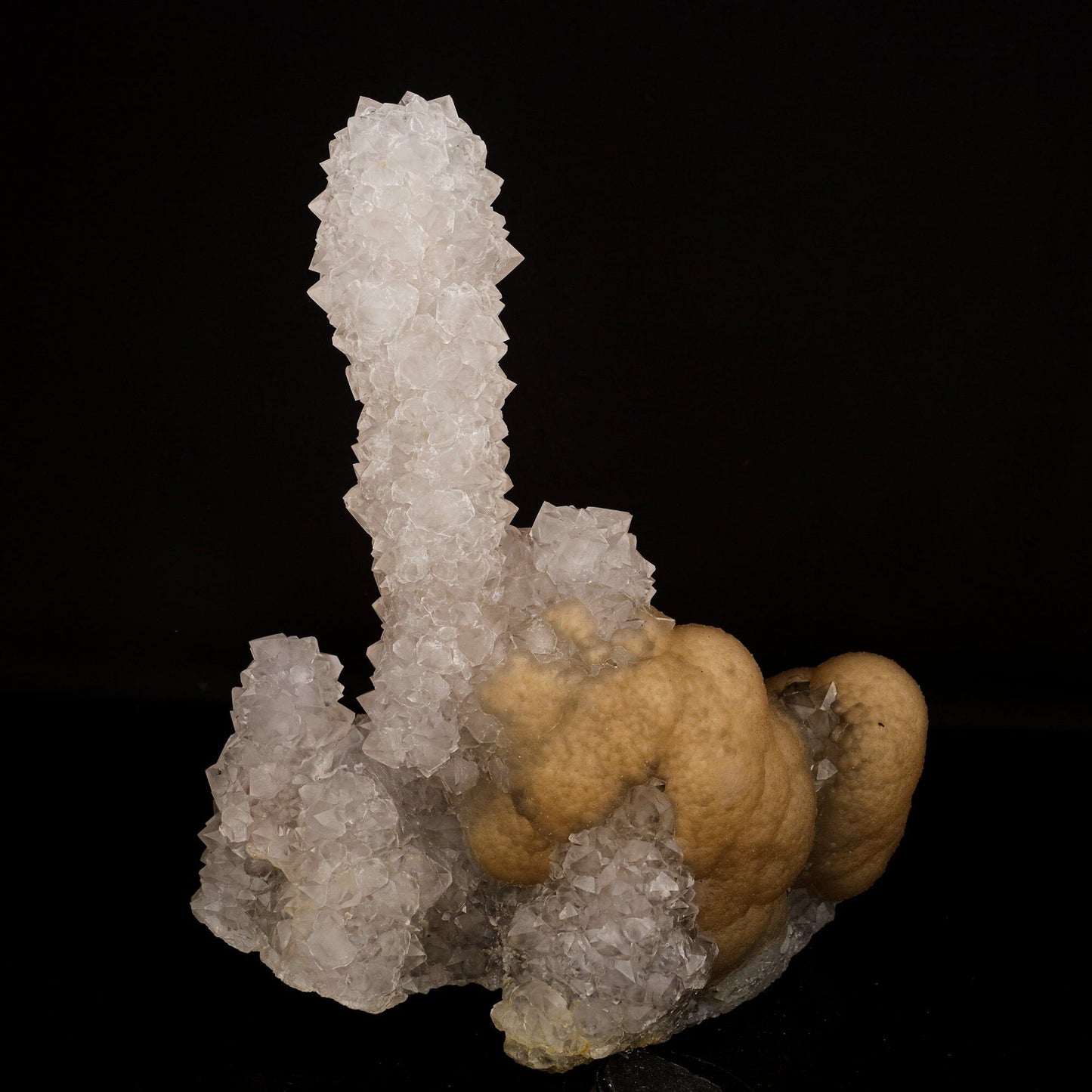 Fluorite on MM Quartz Free Standing Natural Mineral Specimen # B 6649 Fluorite Superb Minerals