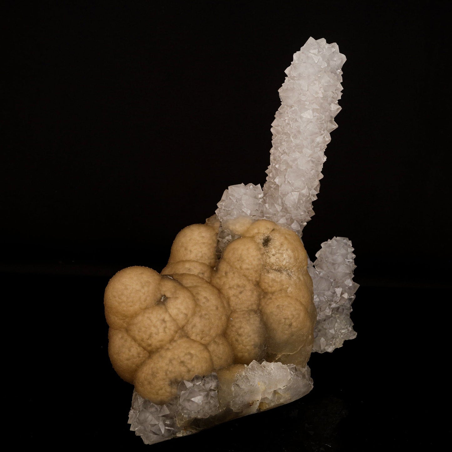 Fluorite on MM Quartz Free Standing Natural Mineral Specimen # B 6649 Fluorite Superb Minerals