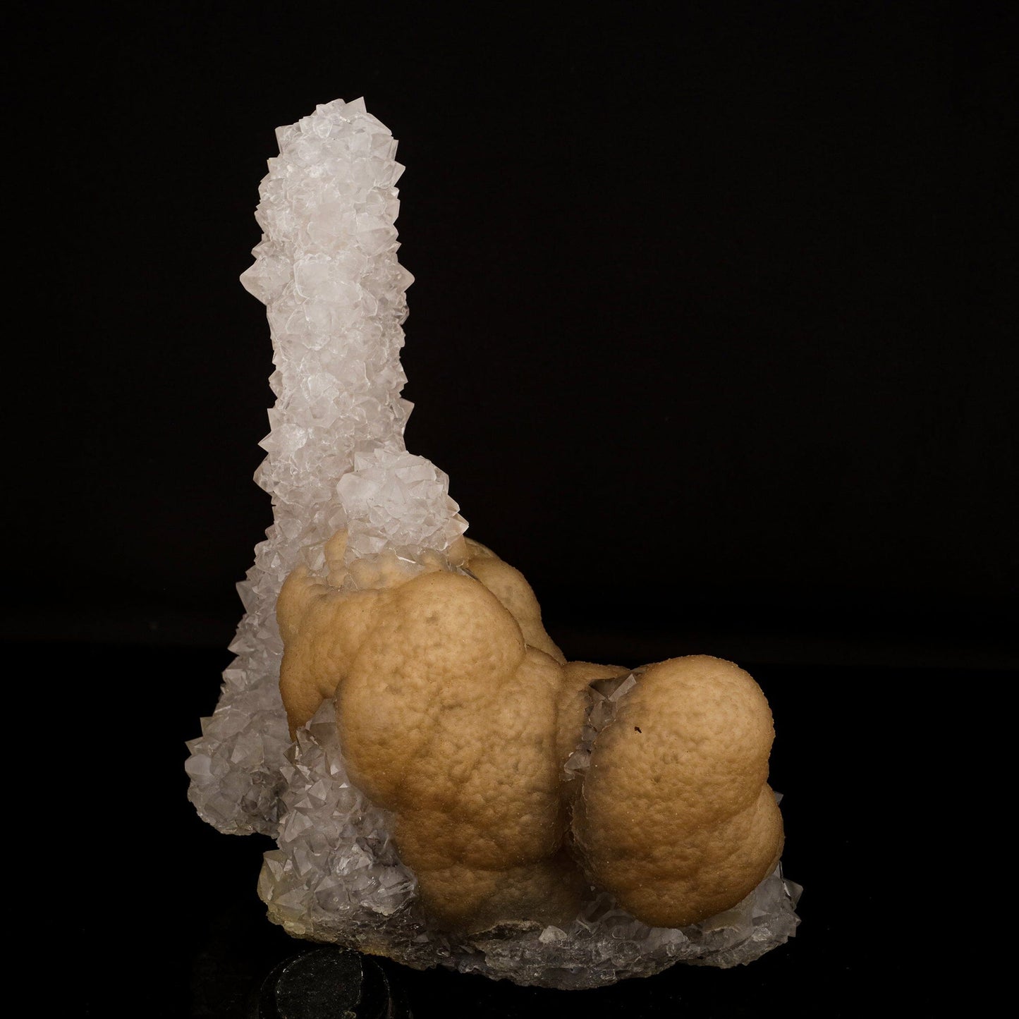 Fluorite on MM Quartz Free Standing Natural Mineral Specimen # B 6649 Fluorite Superb Minerals