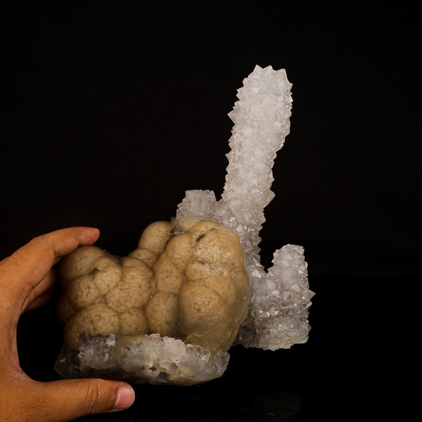 Fluorite on MM Quartz Free Standing Natural Mineral Specimen # B 6649 Fluorite Superb Minerals