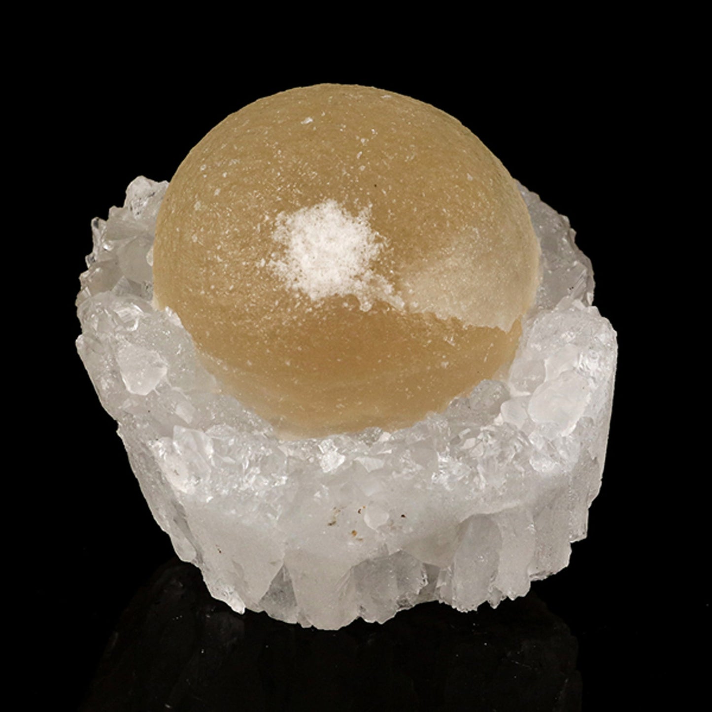 Fluorite on MM Quartz geode Natural Mineral Specimen # B 6141 Fluorite Superb Minerals
