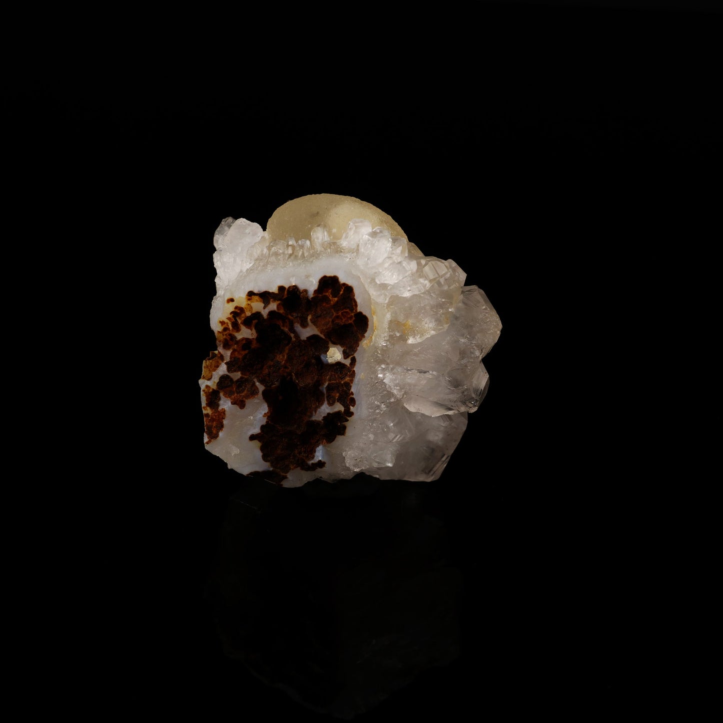 Fluorite on MM Quartz Natural Mineral Specimen # B 5597 Fluorite Superb Minerals