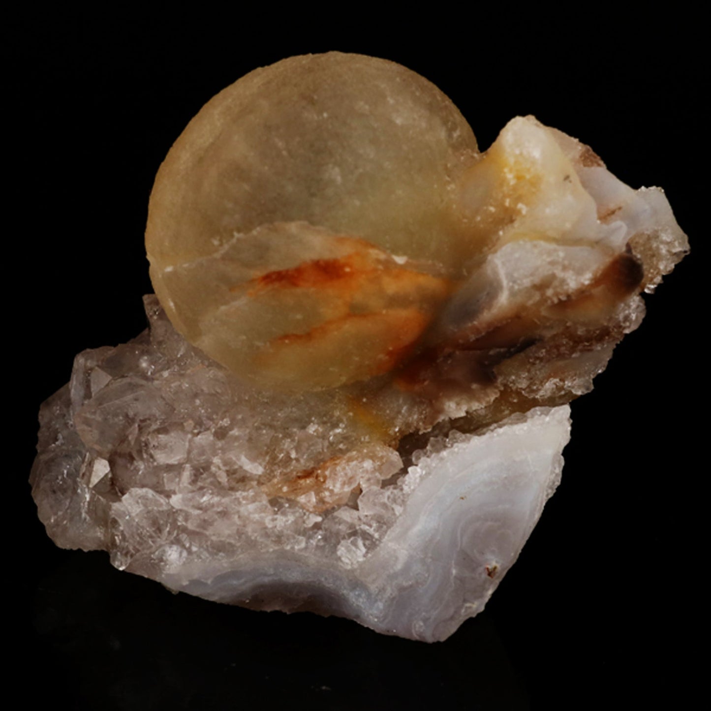 Fluorite on MM Quartz Natural Mineral Specimen # B 5627 Fluorite Superb Minerals