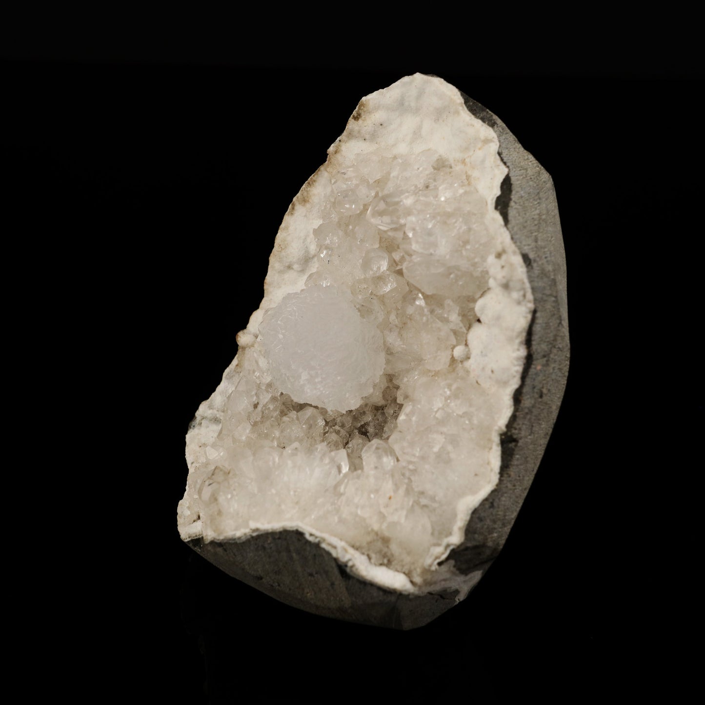 Goosecreekite Inside MM Quartz Geode Natural Mineral Specimen # B 5595 Goosecreekite Superb Minerals