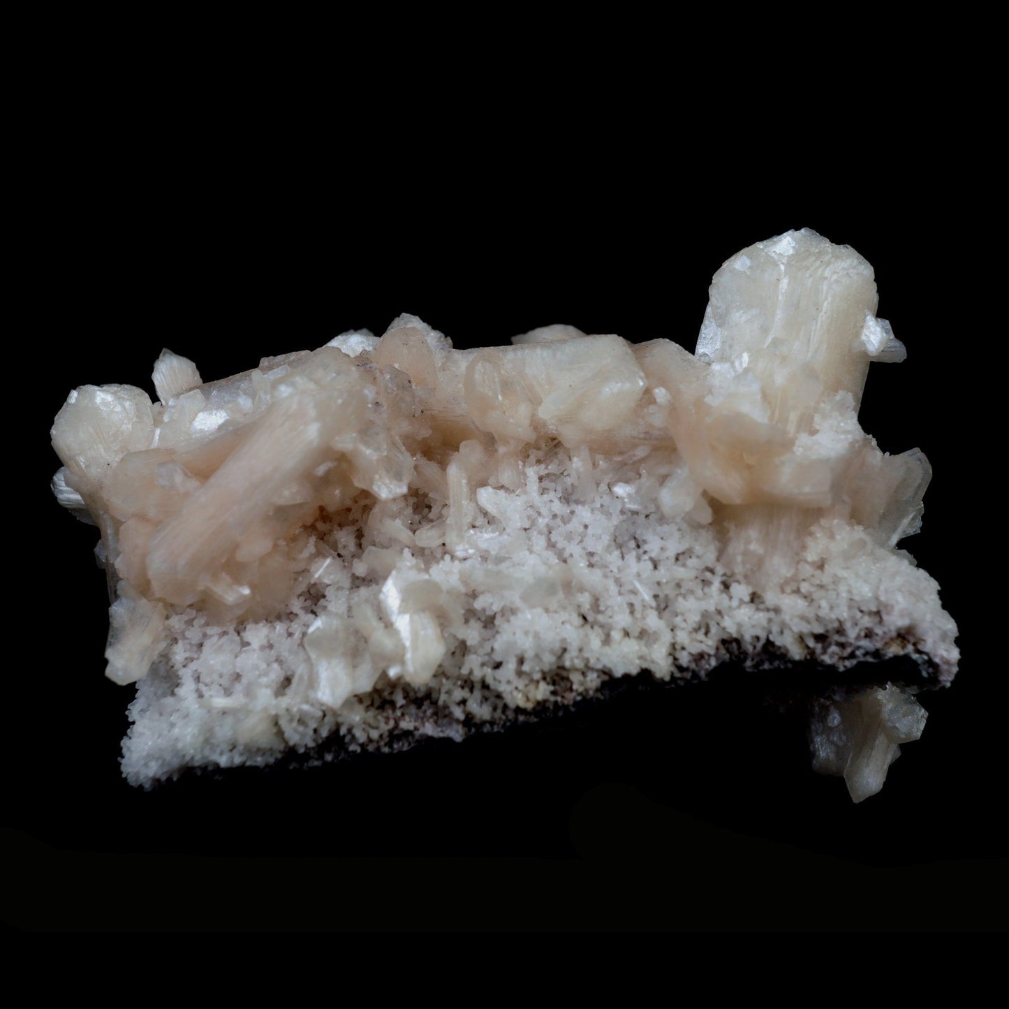 Green Apophyllite with Stilbite on Chalcedony Natural Mineral Specimen… https://www.superbminerals.us/products/green-apophyllite-with-stilbite-on-chalcedony-natural-mineral-specimen-b-4117 Features:The specimen consists of striking, strongly lustrous, transparent and gem, rich green Apophyllite crystals growing in a beautiful spray. The quality of the Apophyllite is tremendous - transparent, limpid, perfect sharp pyramidal terminations and water clear. Small Stilbite crystals are seen too.